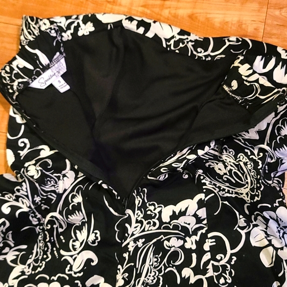 Strapless floral dress - Picture 3 of 3